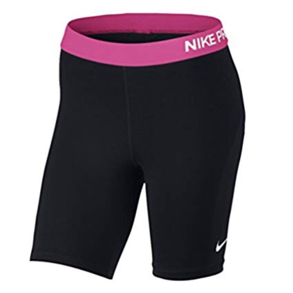 NWT WHITE Nike Pro women’s 7” compression Shorts